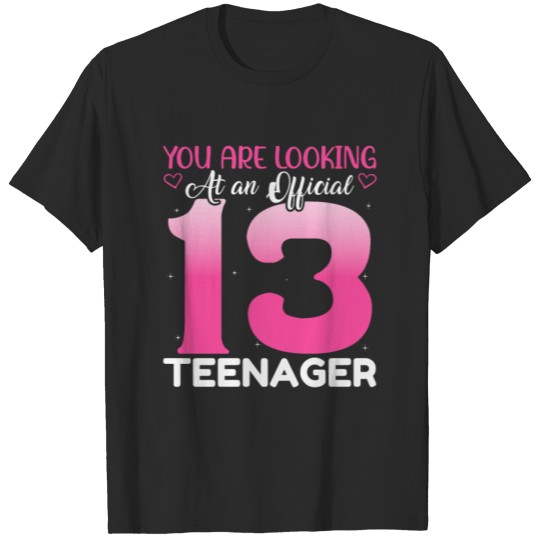 Discover 13th birthday girl 13 years teenager gift idea T-shirt