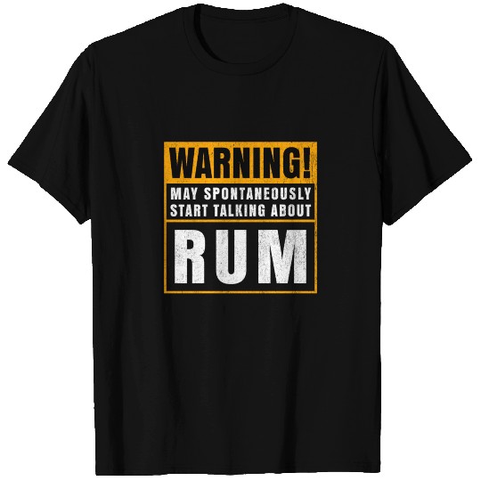 Mens Rum Lover Gift I Funny Rum Drinker graphic T-shirt