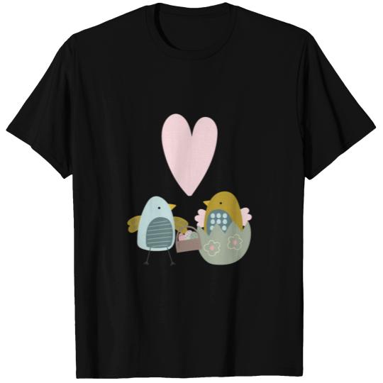 Easter easter bunny flower butterflies T-shirt