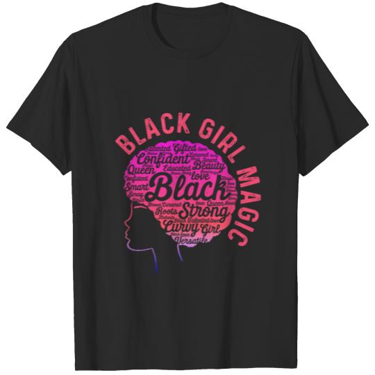 Discover Black Girl Black History Month Magic African Gift T-shirt