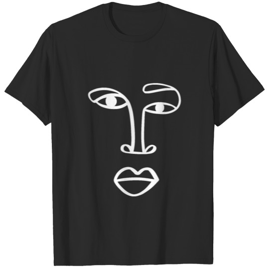 Abstract Face - Lineart - Linework - Sketch T-shirt