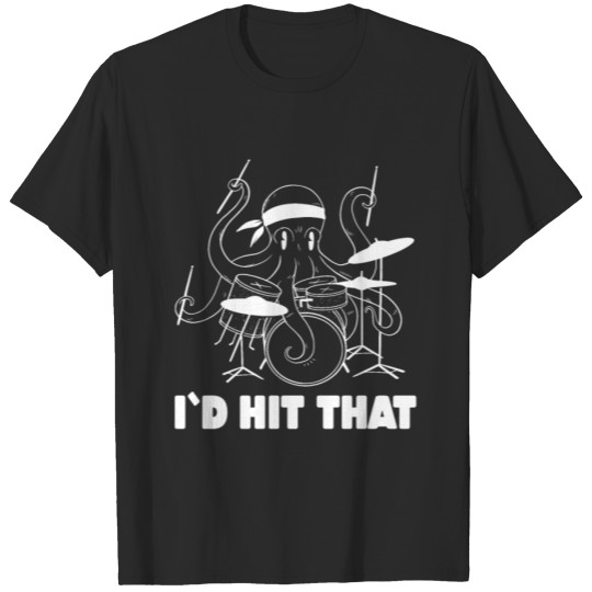 Discover Drummer Octopus Gift T-shirt