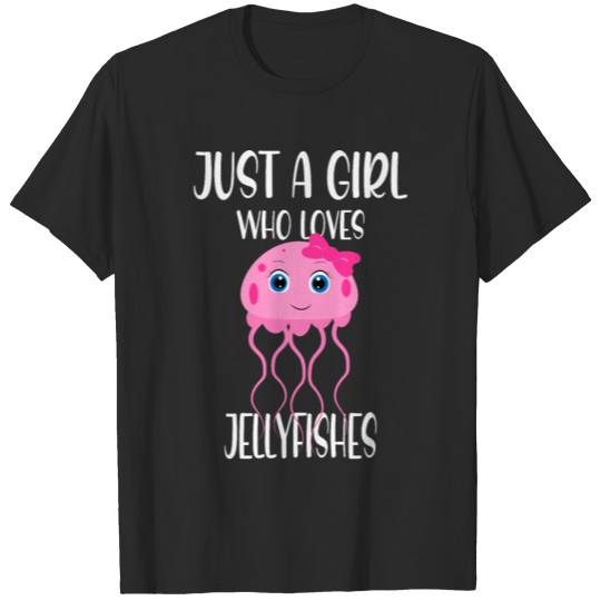 Discover Just A Girl Who Loves Jellyfishes Kids Gift T-shirt