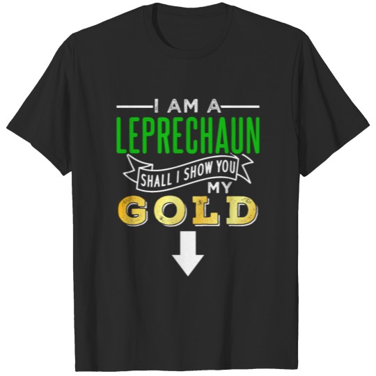 Discover St Patricks Day Leprechaun Gold Funny Gift T-shirt