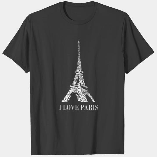 I love Paris Eiffel Tower T-shirt
