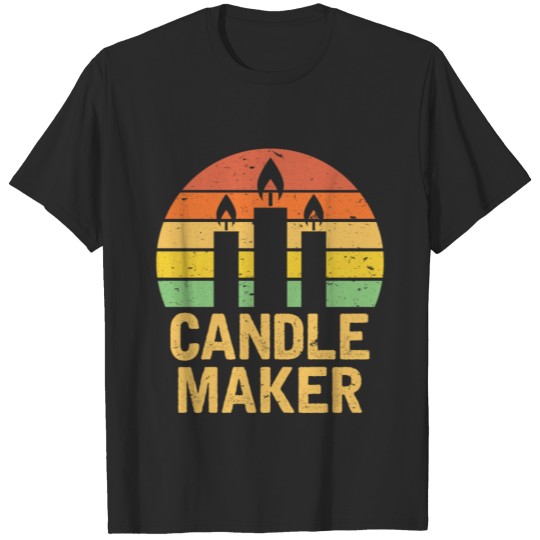 Discover Candle Maker Soy Wax Lover Candle Making T-shirt
