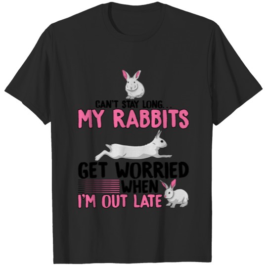 Discover Rabbit Easter Stay Long Apparel for Rabbit Owner T-shirt
