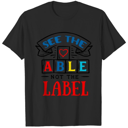 Discover Autism Awareness See The Able Autism Mom T-shirt