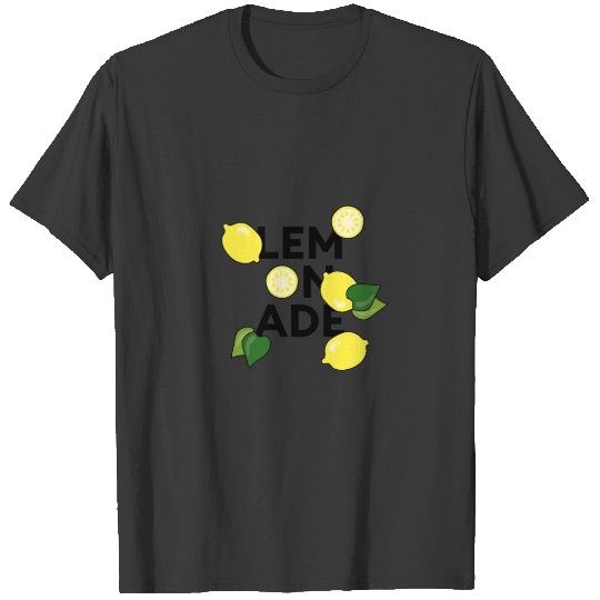 Discover „lemoade“ collage with fresh lemons T-shirt