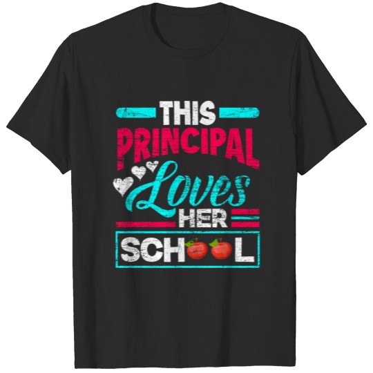 Discover school principal school gift idea T-shirt