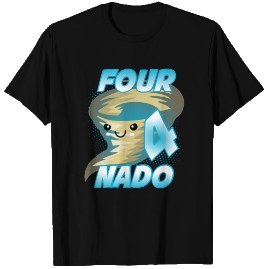Four Nado Tornado 4 Birthday Boy T-shirt