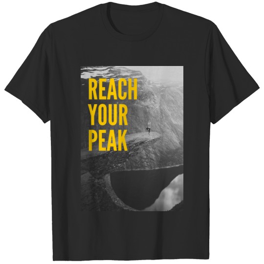 Discover Reach your peak T-shirt