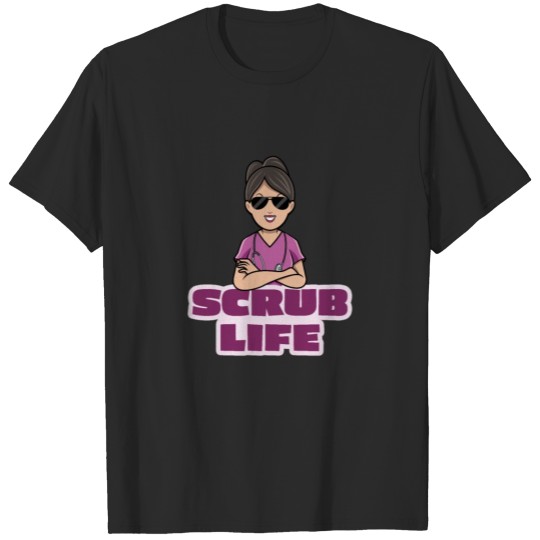 Discover Nurse SCRUB LIFE Funny Nursing RN Medical Job 3 T-shirt