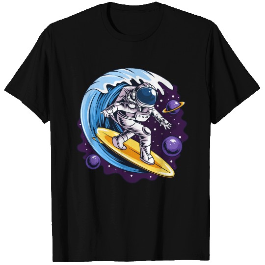 Surfer astronauts T-shirt