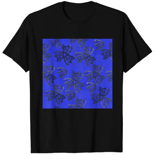 HellCat Pattern Blue T-shirt