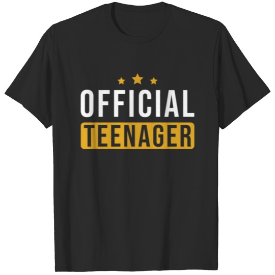 Discover Official Teenager's 13th Birthday T-shirt