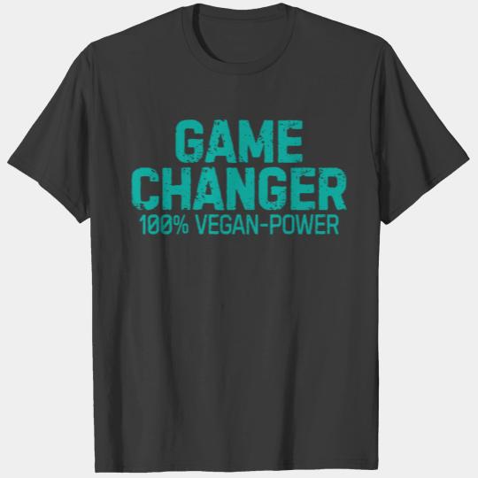 Game changer vegan gift plants saying T-shirt