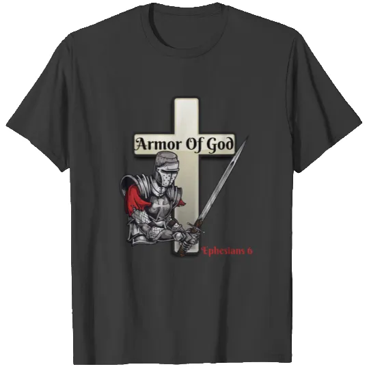 Armor Of God red T-shirt