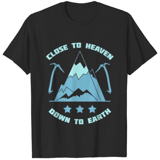 Discover Ice Climbing Mountain Climber Outdoor Hiking Gift T-shirt