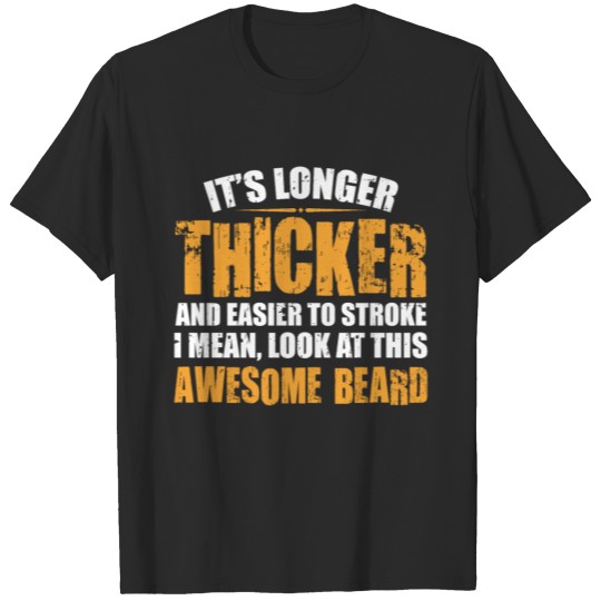 Discover Beard | Longer Thicker And Easier | Bearded Gift T-shirt