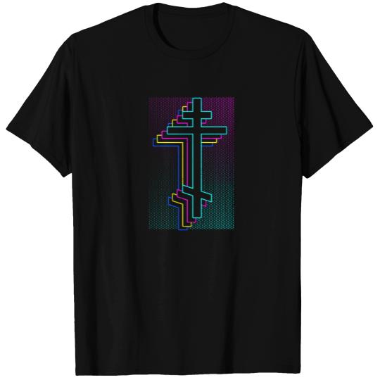 Orthodox Christogram 80s Gift T-shirt