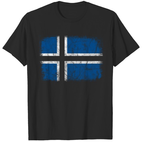 Discover Iceland Icelandic Flag Travel Vacation Scandinavia T-shirt