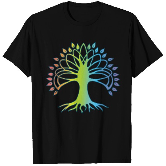 Rainbow tree of life T-shirt