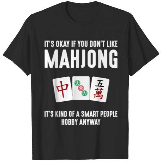 Discover Mahjong smart people, mahjong T-shirt