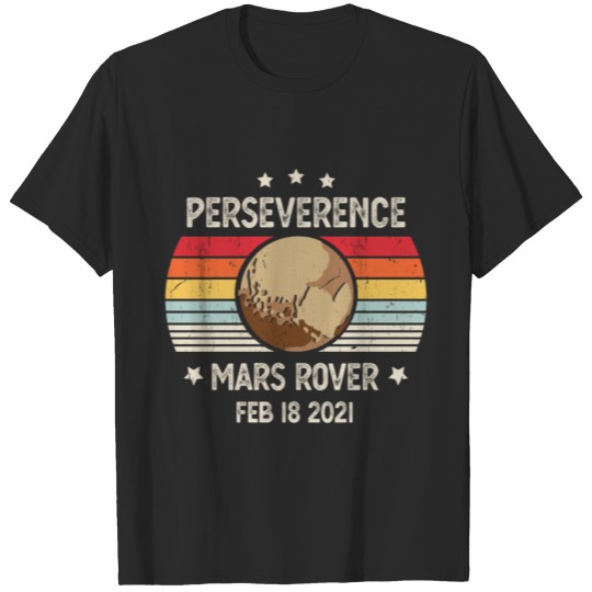 Perseverance Mars Rover Landing 2021 American Nasa T-shirt