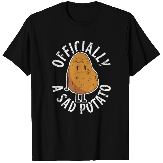 Sad Potato Depresses Depression T-shirt