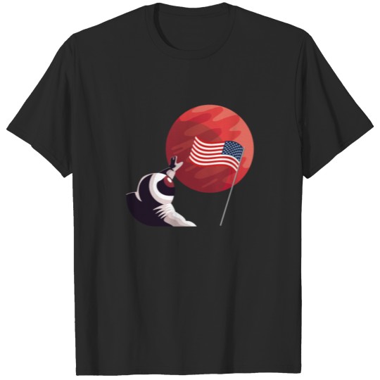 Mars Space Exploration / USA Astronaut American T-shirt