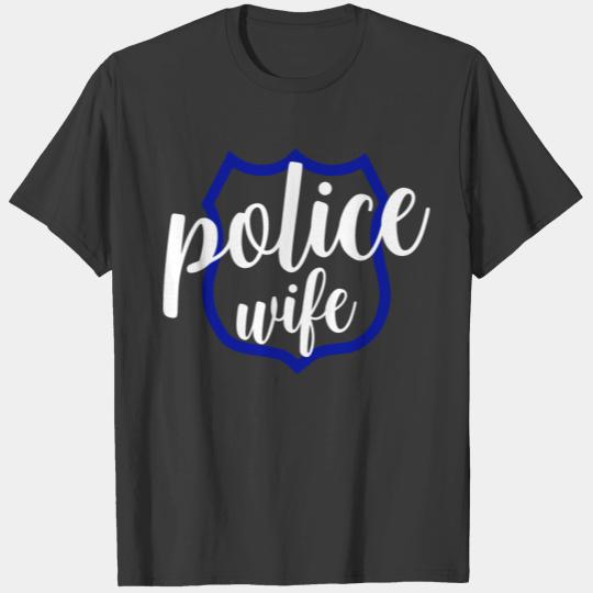 Police Wife Shirt by Thin Blue Line Family Shirts T-shirt