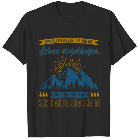 Discover Dirty trails hike gift hike gift idea T-shirt
