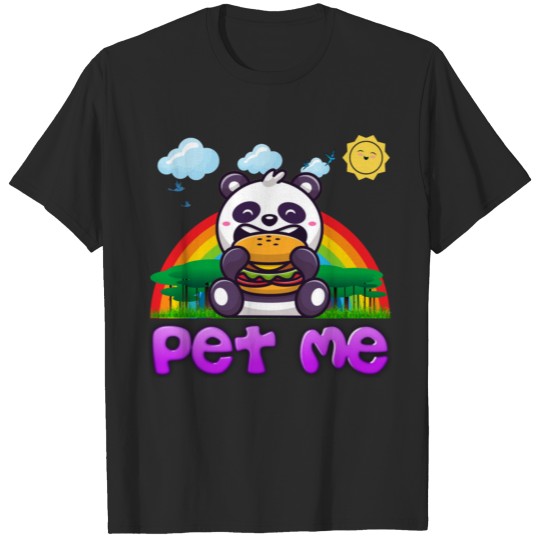 Discover PET ME - Cute Burger Panda T-shirt