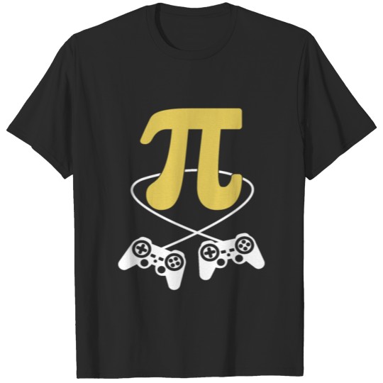 Discover Funny Math Game Nerd Math Pi Symbol For Gamer Gift T-shirt