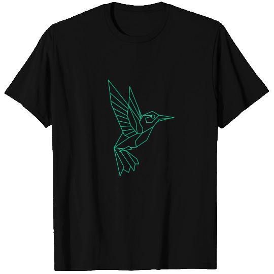 Geometric hummingbird T-shirt