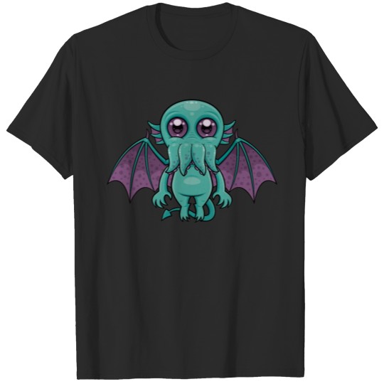 Discover Cute Baby Cthulhu Monster T-shirt