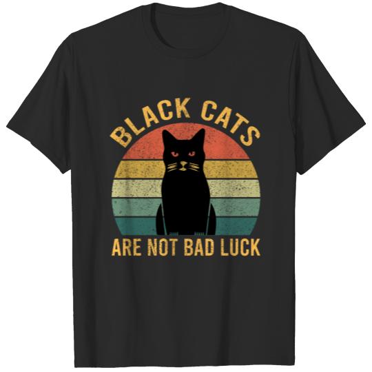 Discover Black Cats Are Not Bad Luck T-shirt