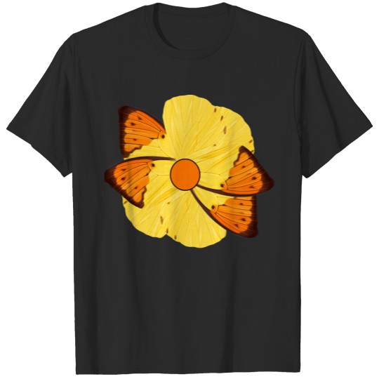 Discover Butterfly Wings Pattern T-shirt