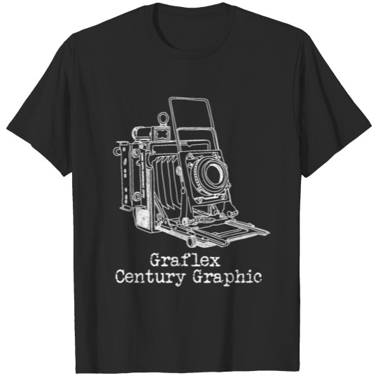 Discover Graflex camera for photographers T-shirt