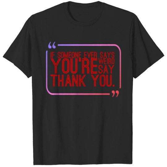 Discover Thank you logo T-shirt