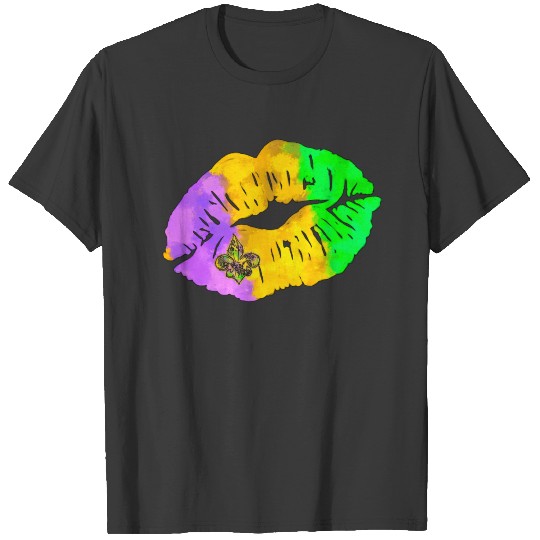 Mardi Gras Lips T-shirt