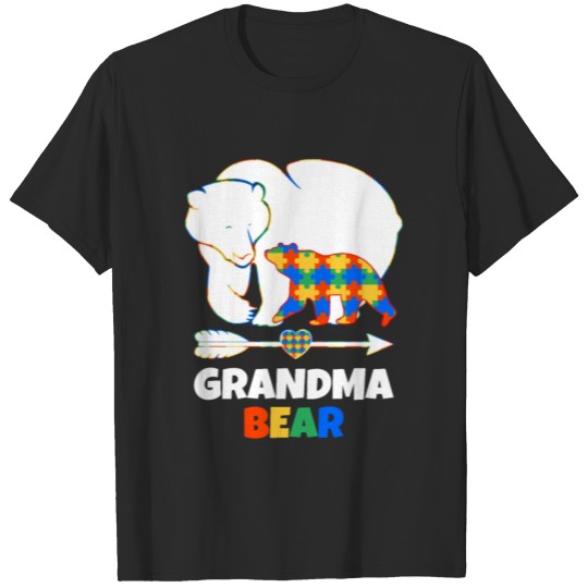 Discover Grandma Bear Autism Awareness T-Shirt T-shirt