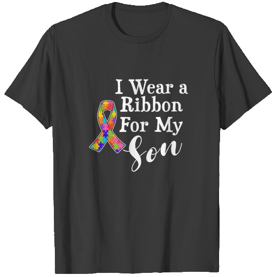 Ribbon Spectrum I wear a ribbon for my son T-shirt