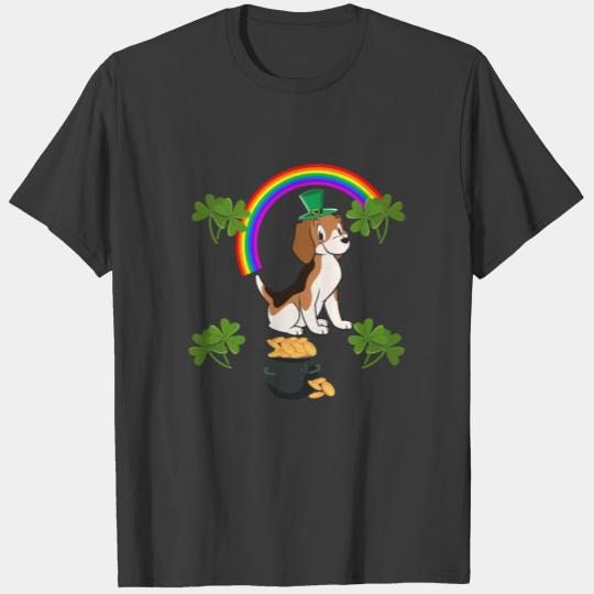Beagle St Patricks Day Dog Gifts -Dog St.Patrick’s T-shirt