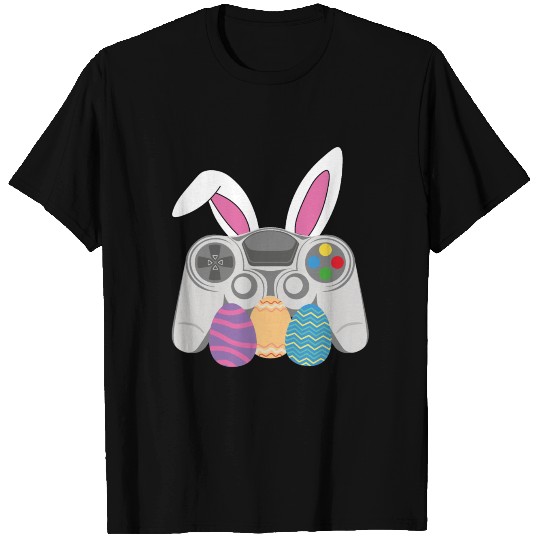 Video Game Bunny Eggs Easter Day , Gaming Easter T-shirt