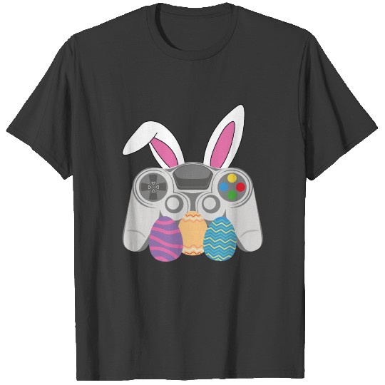 Video Game Bunny Eggs Easter Day , Gaming Easter T-shirt