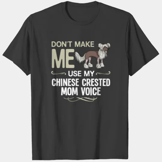 Chinese Crested Powderpuff Dog Gift Puppies Owner T-shirt
