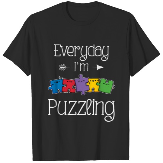 Discover Everyday I m Puzzling Autism T-shirt