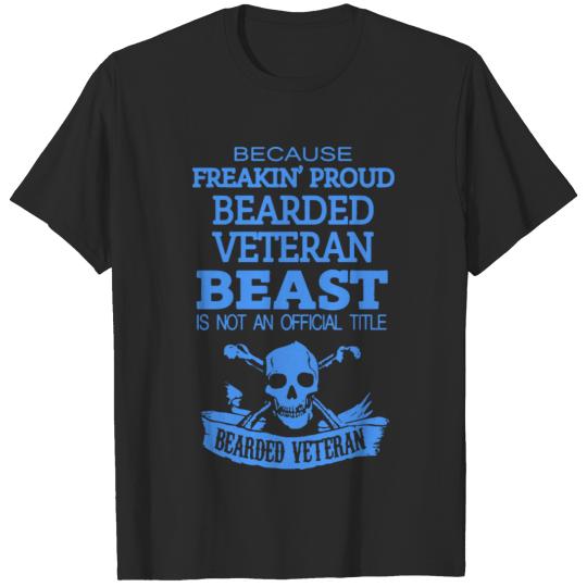 Discover bearded veteran T-shirt